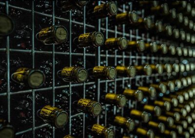 Botellas de vino. Bodegas Amaró