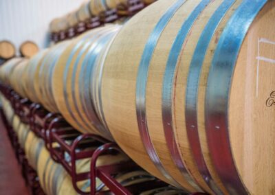 Barrriles de vino de Ribera de Duero. Bodegas Amaró