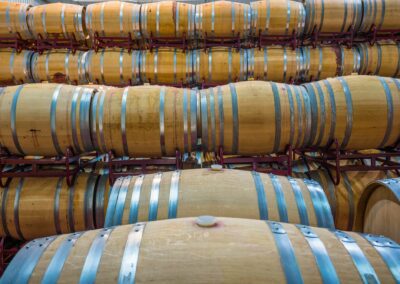 Barrriles de vino de Ribera de Duero. Bodegas Amaró