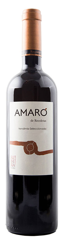 Botella de Amaró Recoletas. Bodegas Recoletas